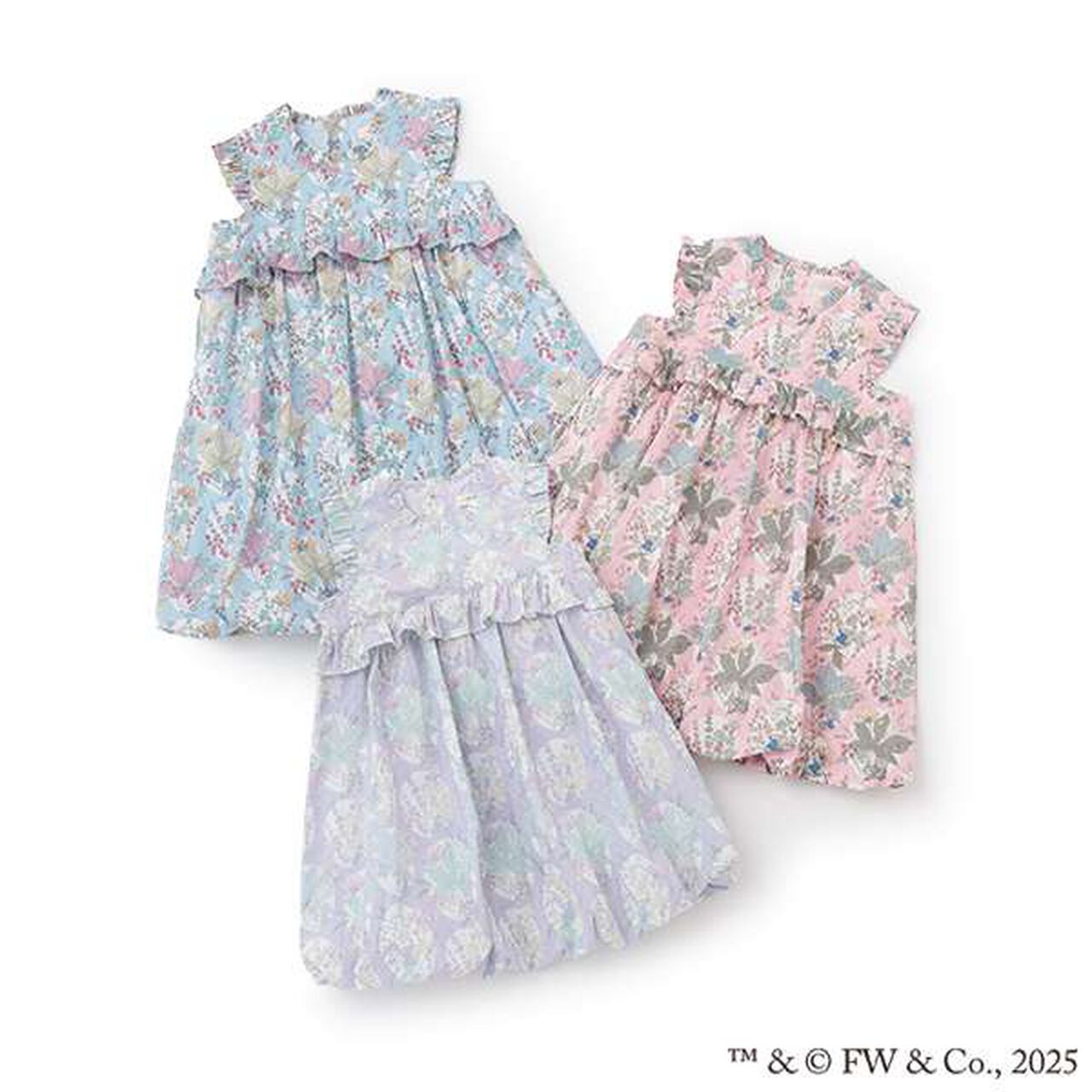 Peter Rabbit (TM) Liberty Balloon One-Piece Dress,Lavender, large image number 8
