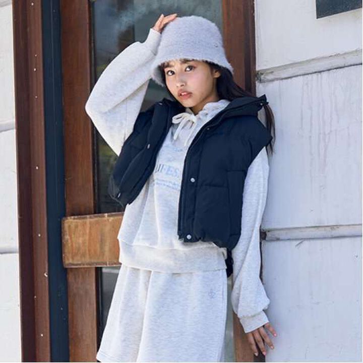 Puffy Vest,Off white, medium image number 15