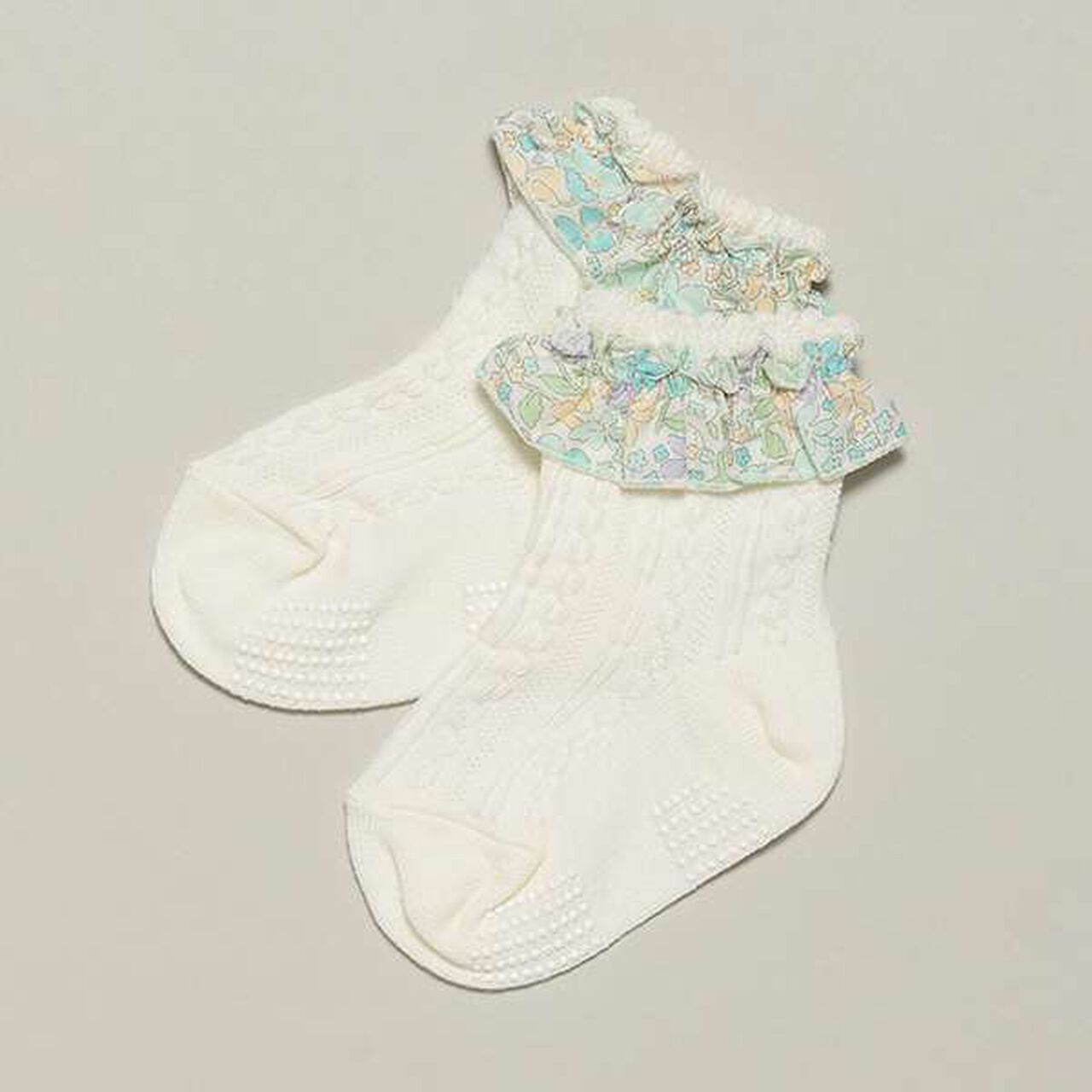 Liberty Frill Socks,Pink, large image number 6