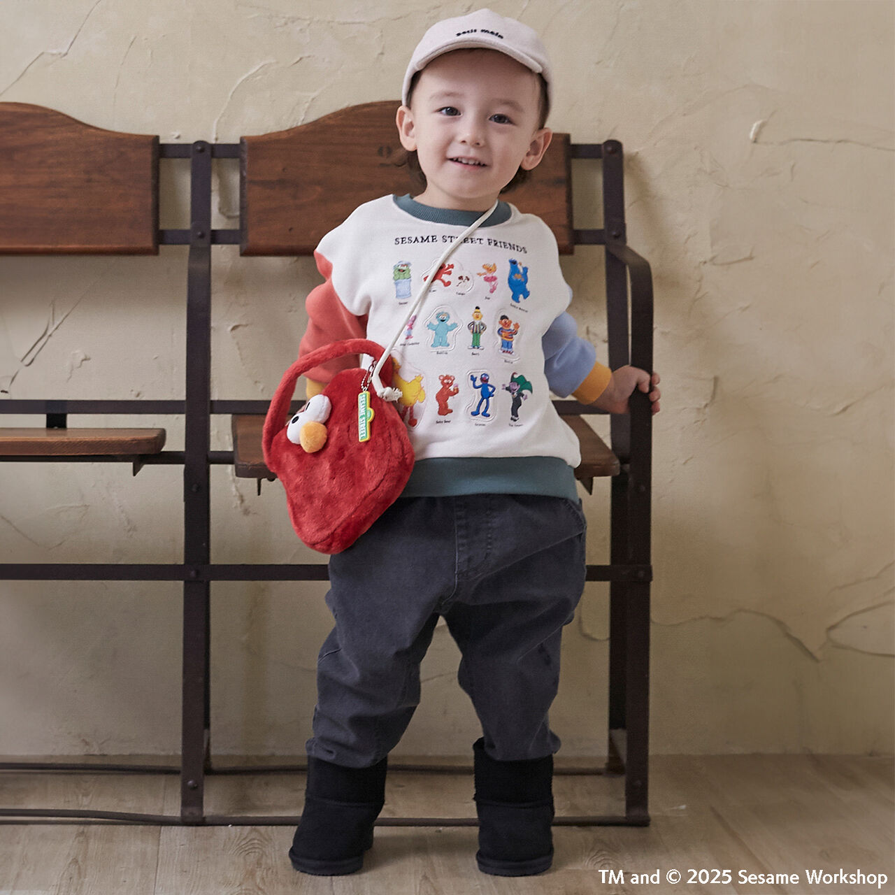 [SESAME STREET] Face Bag,Moderate blue, large image number 2