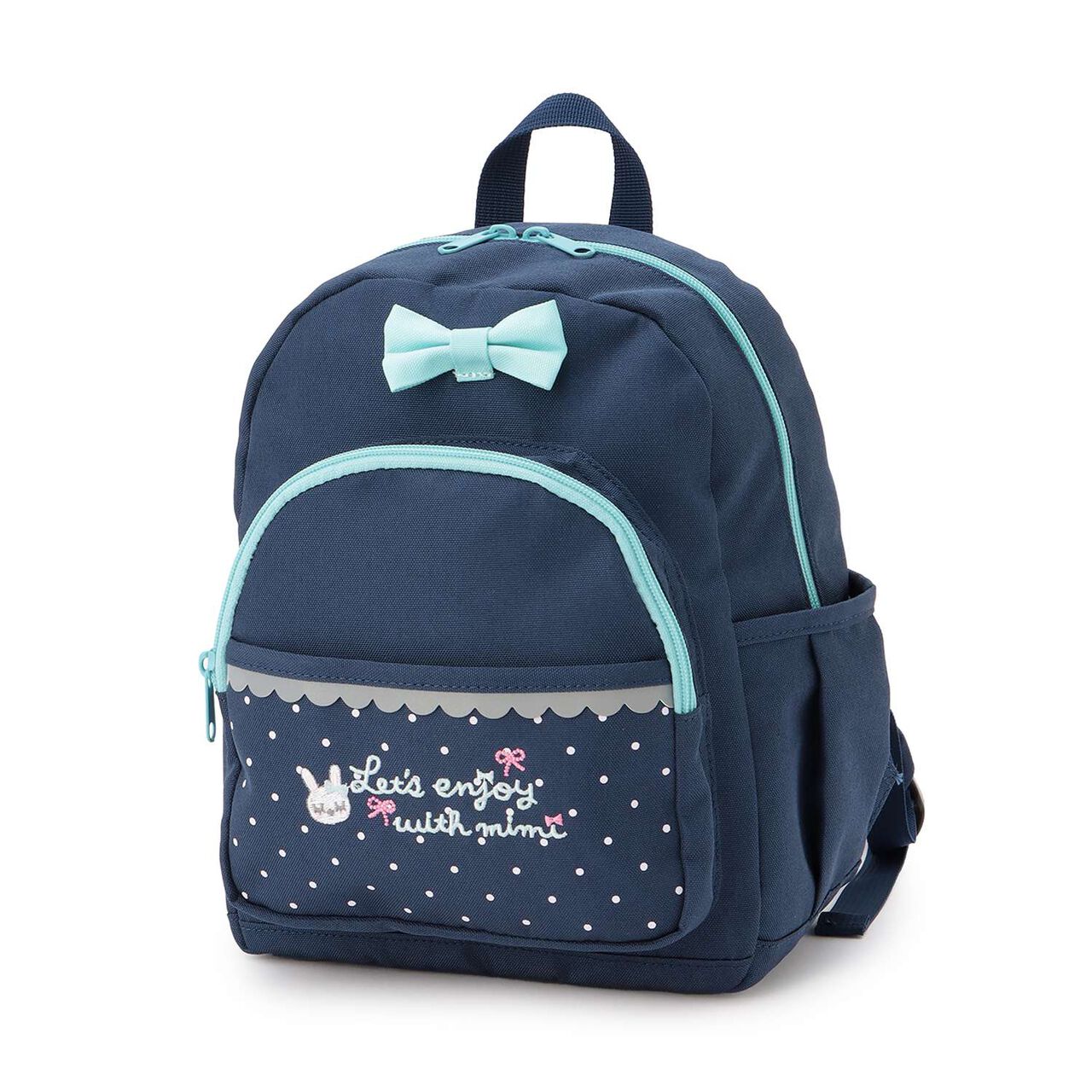 Mimi-chan Ribbon Backpack,Navy, large image number 0