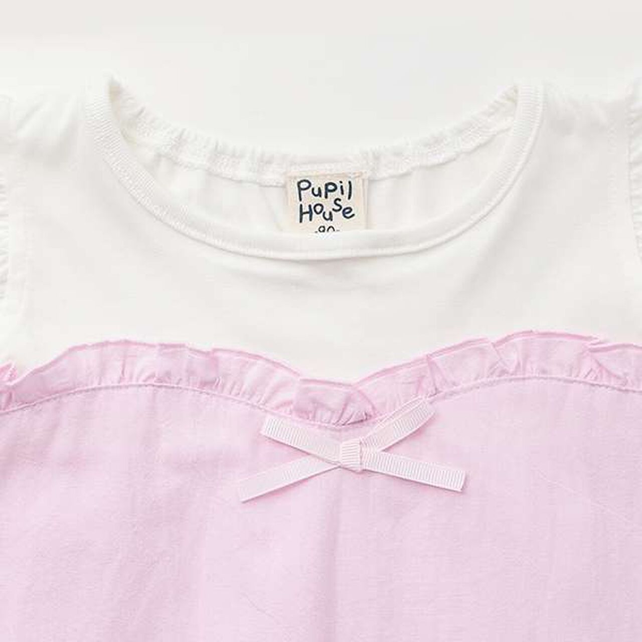 Shell Hem Embroidered Tunic,Pink, large image number 2