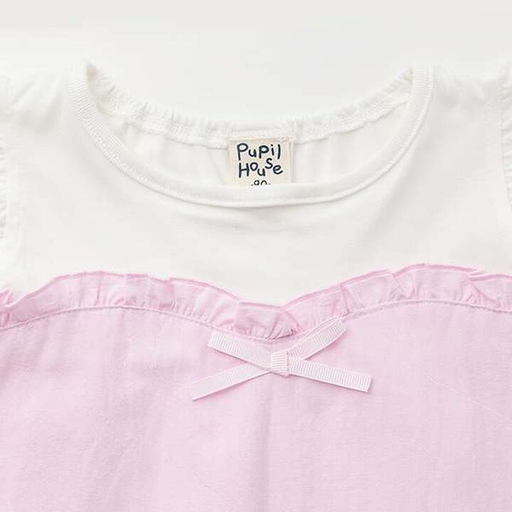 Shell Hem Embroidered Tunic,Pink, medium image number 2