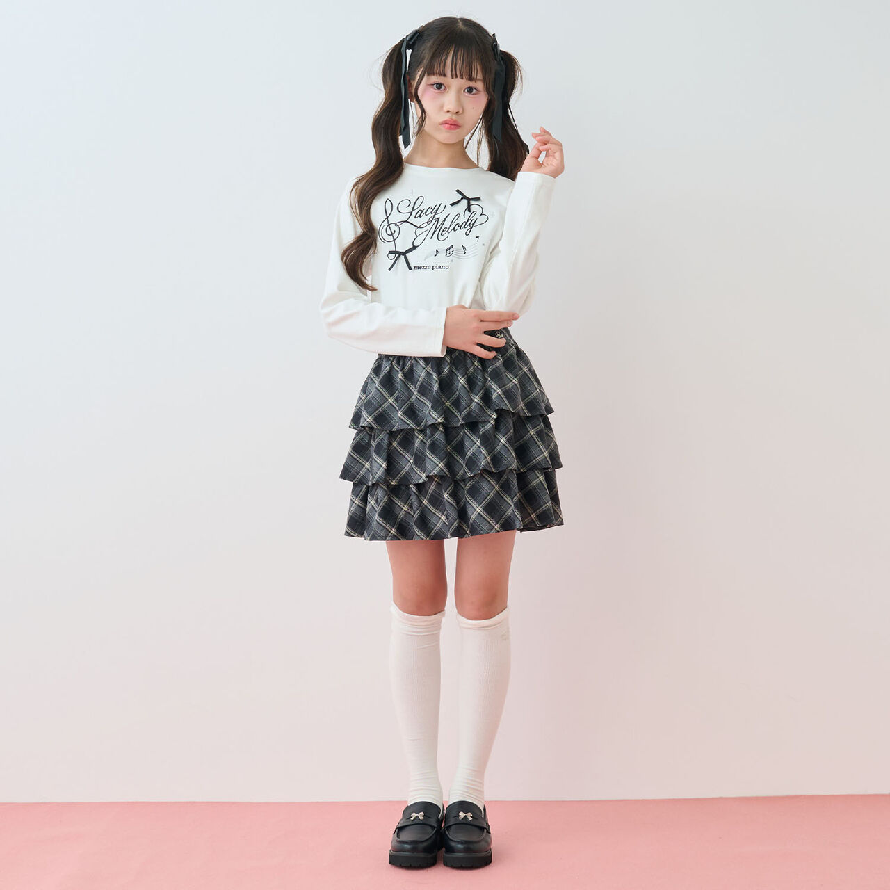[Antibacterial Deodorizing] Logo Embroidered Knee-High Socks,Gray, large image number 11