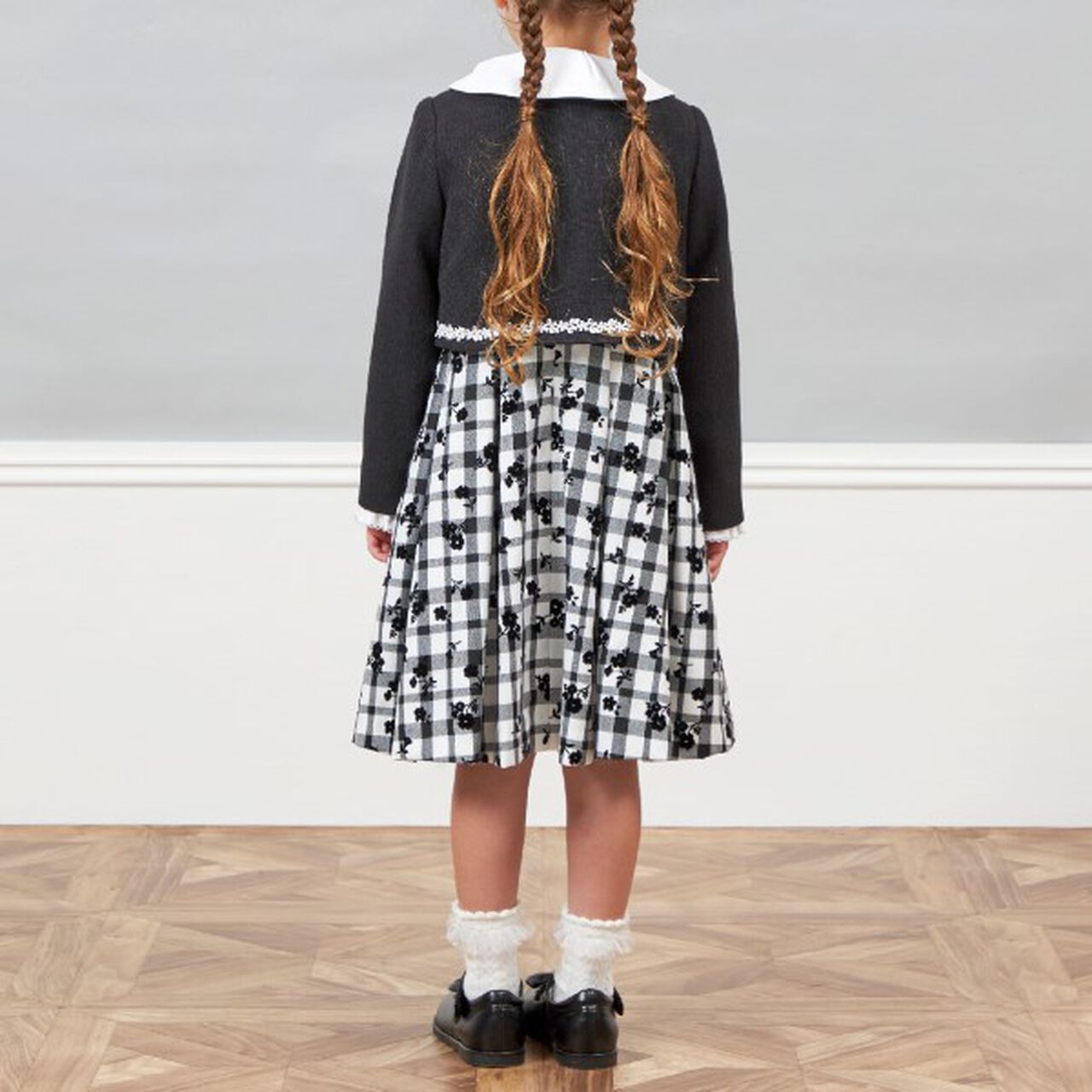 KP Tweed Bolero with Lace (110-130),Black, large image number 10