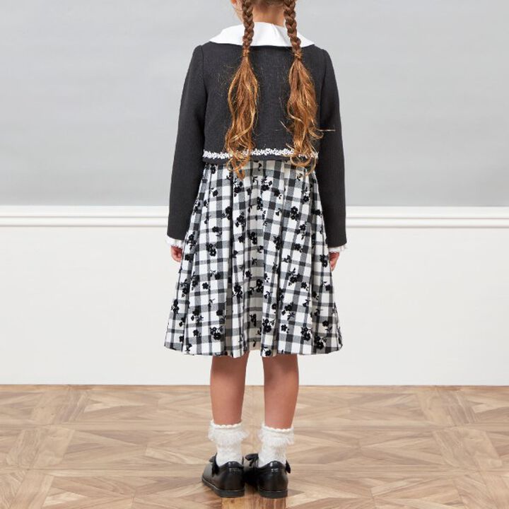 KP Tweed Bolero with Lace (110-130),Black, medium image number 10