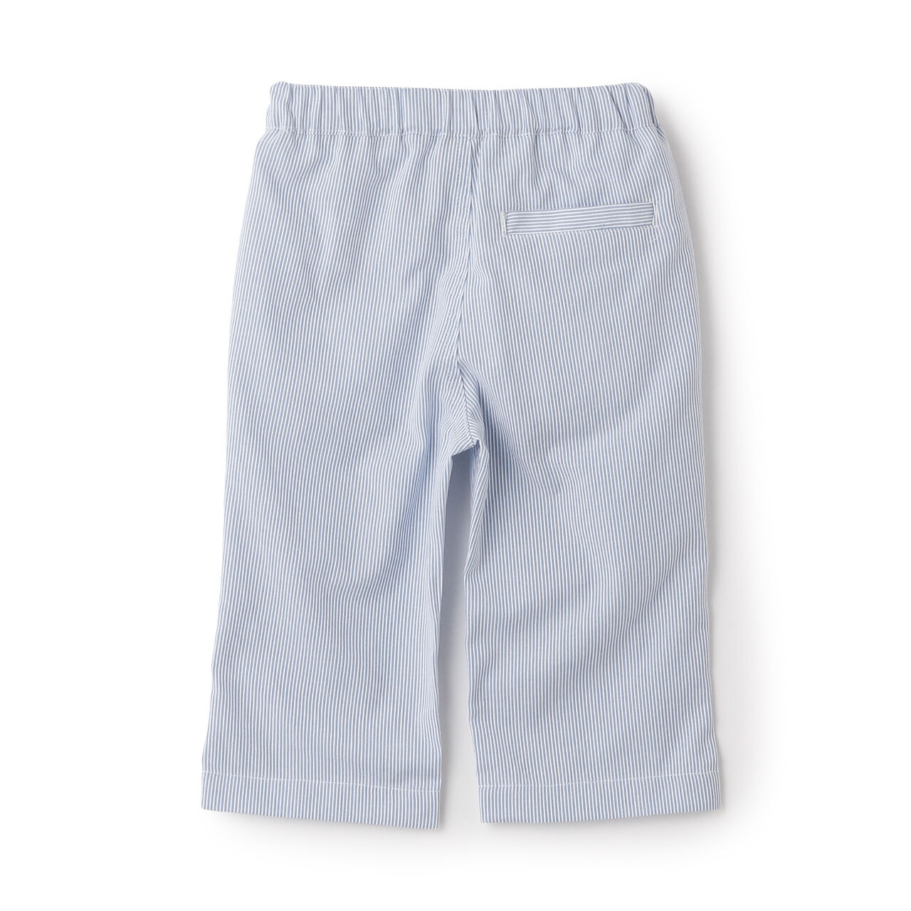 Stripe Waist Tuck Easy Pants,Pearl white, large image number 7