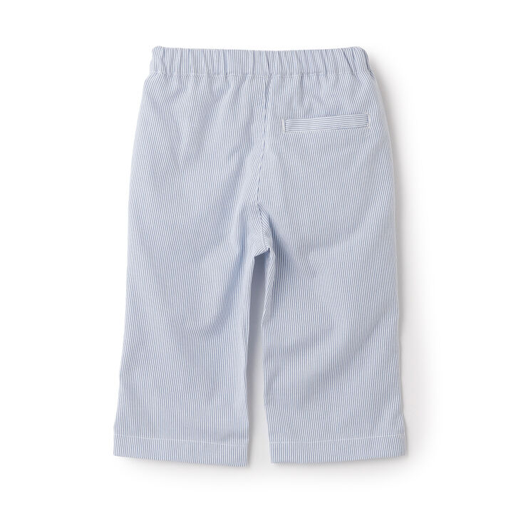 Stripe Waist Tuck Easy Pants,Pearl white, medium image number 7