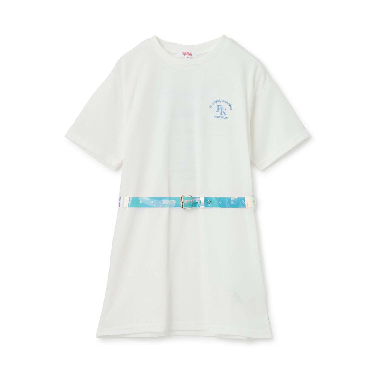 [2WAY・Quick-Dry Absorbent] T-Shirt with Clear Belt,Lavender, large image number 13