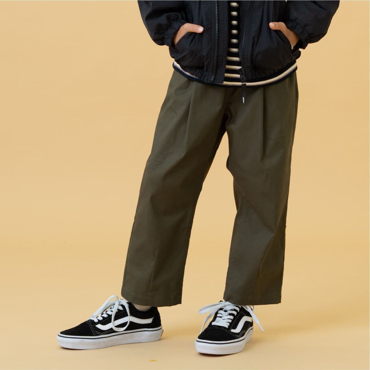 Stretch Tuck Balloon Pants,Light khaki, large image number 0