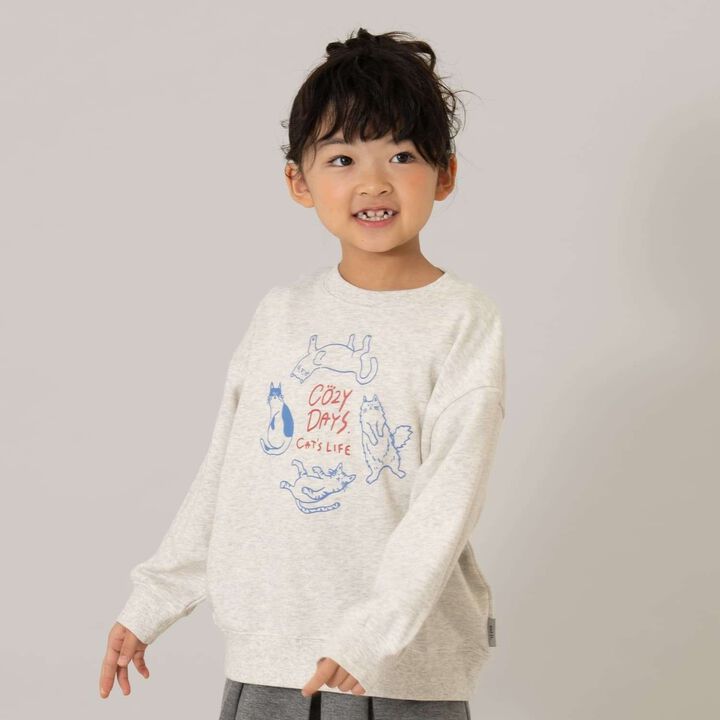 [365D.] Sweatshirt OFUZAKE Pattern Wide Pullover,, medium