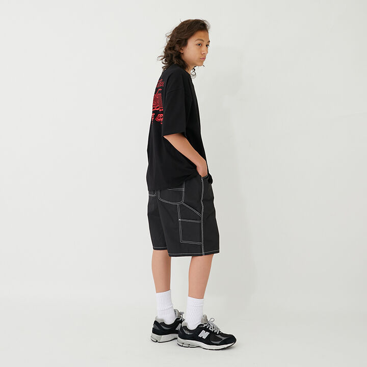 [Cool Touch] High Cool Cotton Hood Print Short Sleeve T-Shirt,Brown, medium image number 16