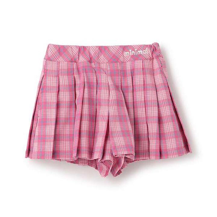 Check Pleats Culottes,Turquoise, medium image number 9