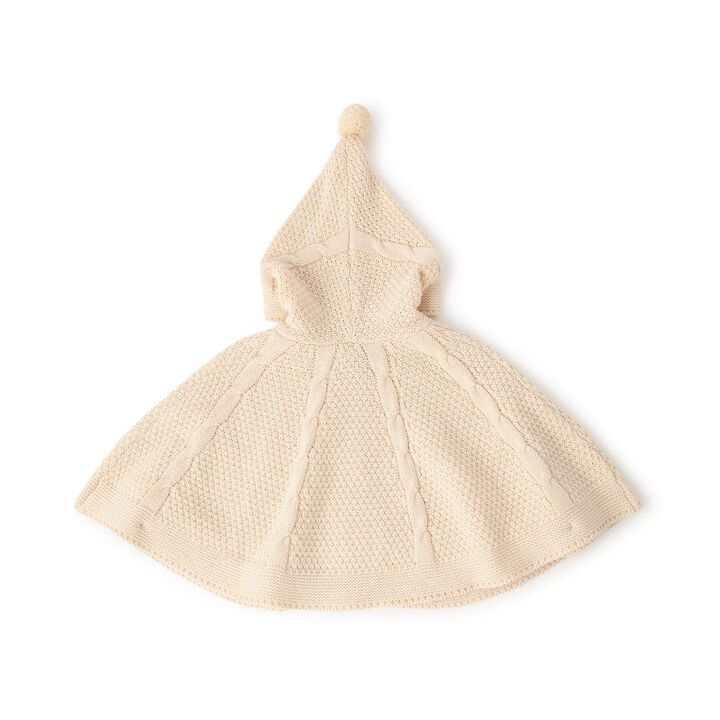 Knit Cape,Ivory, medium image number 12