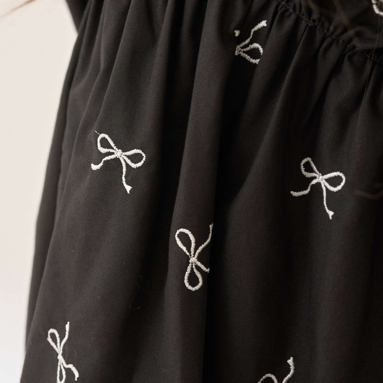 Ribbon Embroidery Fluffy One-Piece Dress [Lycee Mine Ballet Series],Pink, large image number 24