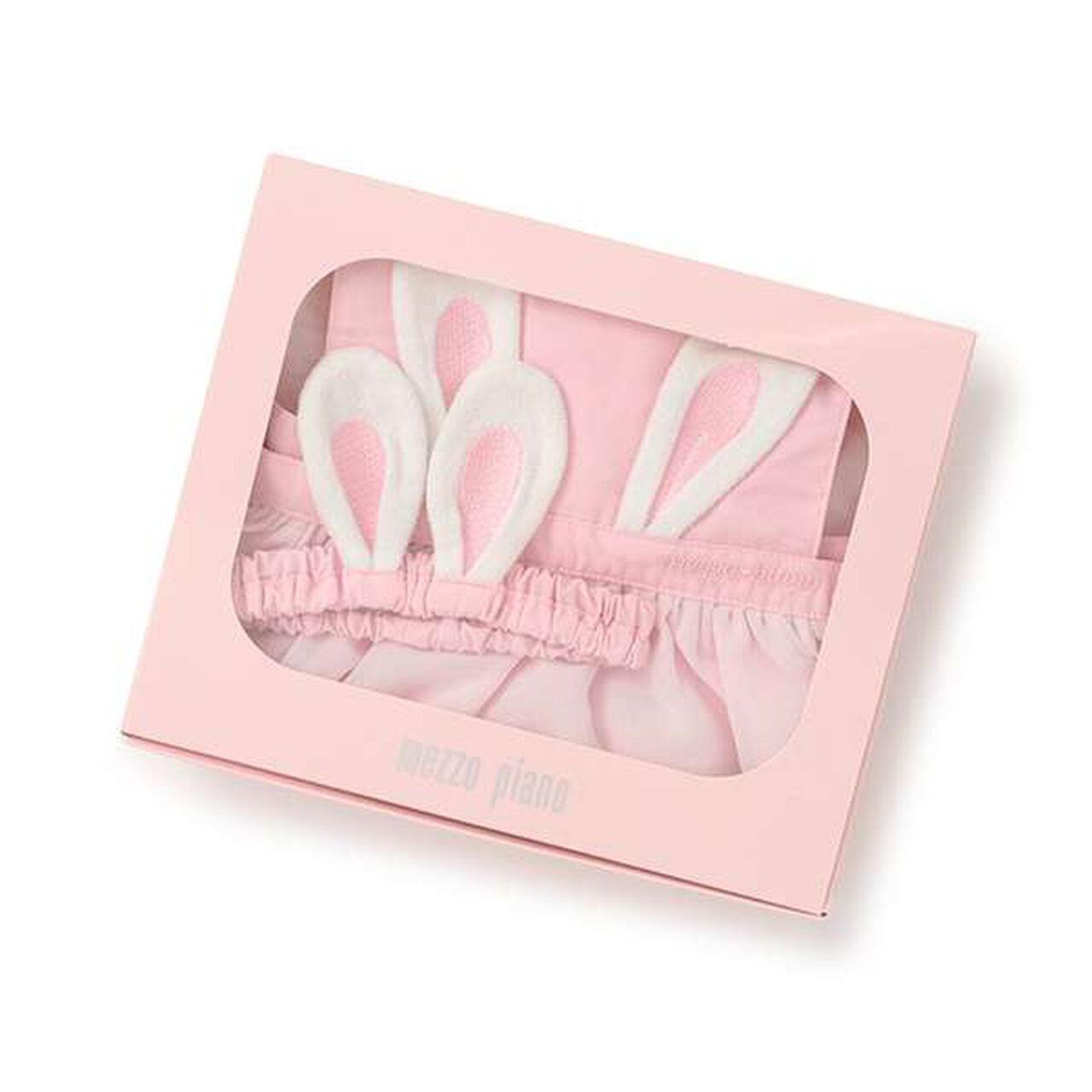 Original Box Bunny Ear Apron & Headband Set,Light pink, large image number 2