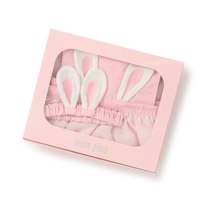 Original Box Bunny Ear Apron & Headband Set,Light pink, medium image number 2