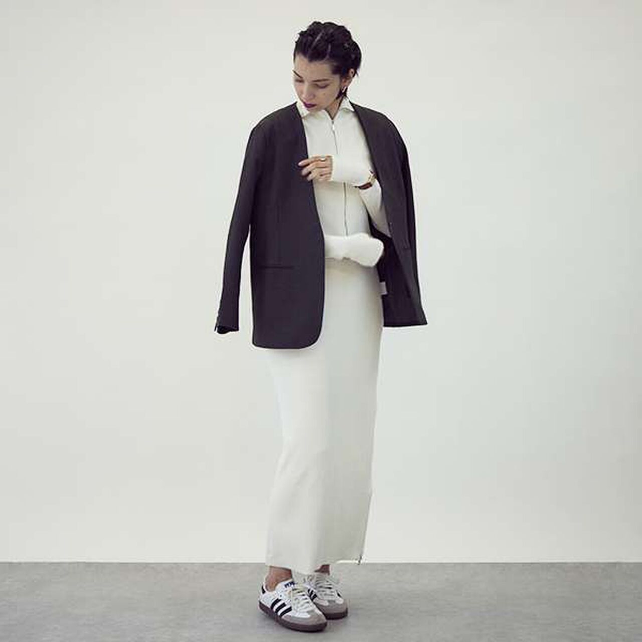 [LADIES] Knit Set-Up,Off white, large image number 0