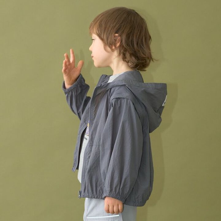 Sheer Windbreaker - 2 Way Best Option,Khaki, medium image number 34