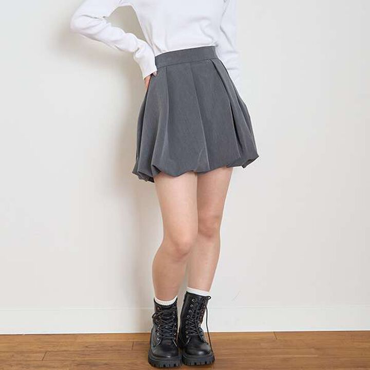 [DHOLIC] Balloon Skirt Pants,Gray, medium image number 13