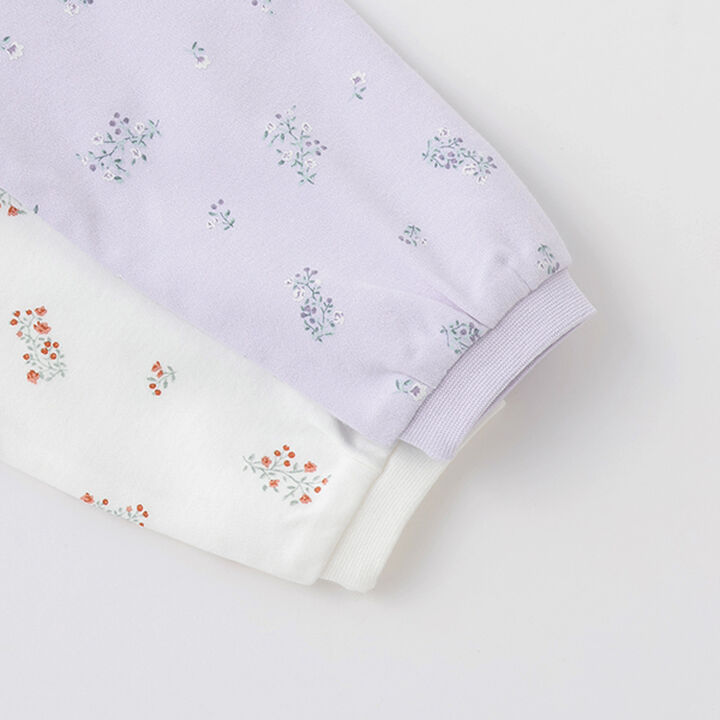 Organic Peplum Long Sleeve T-Shirt,Off white, medium image number 14