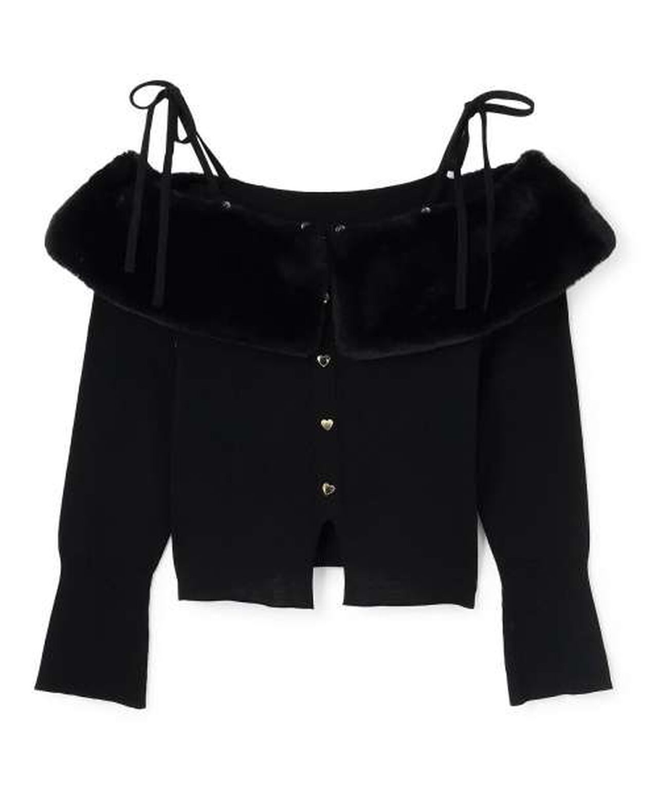 2 WAY Off-Shoulder Knit Pullover [Korean Fashion],Gray, large image number 3