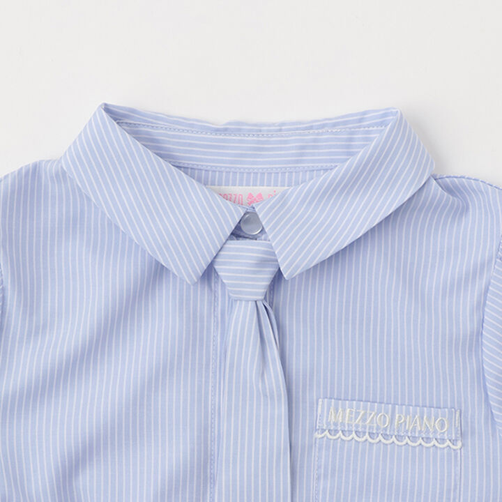 Short-Sleeve Shirt with Tie,Off white, medium image number 2