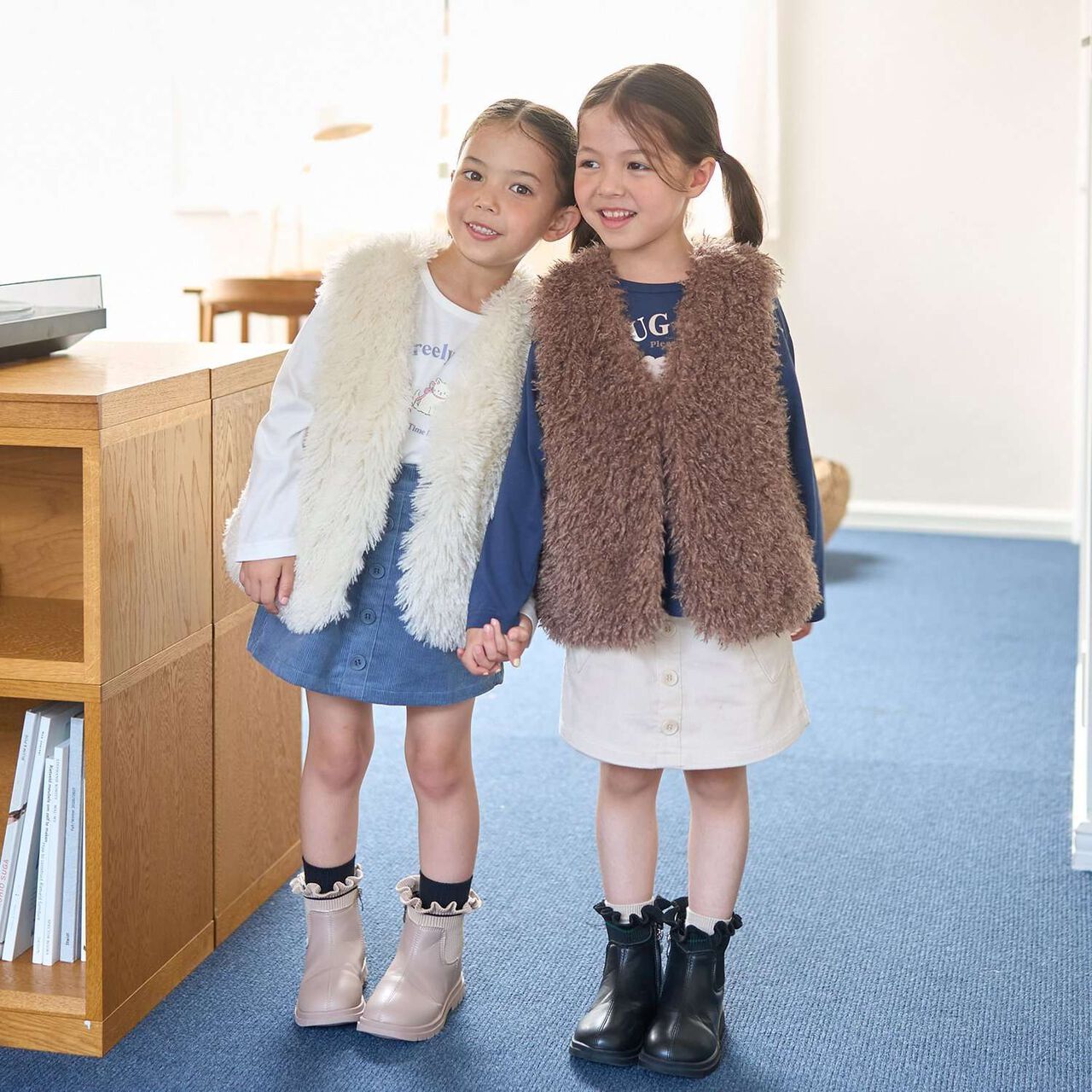 Fluffy and Soft Halloween Fur Vest,Mint, large image number 32