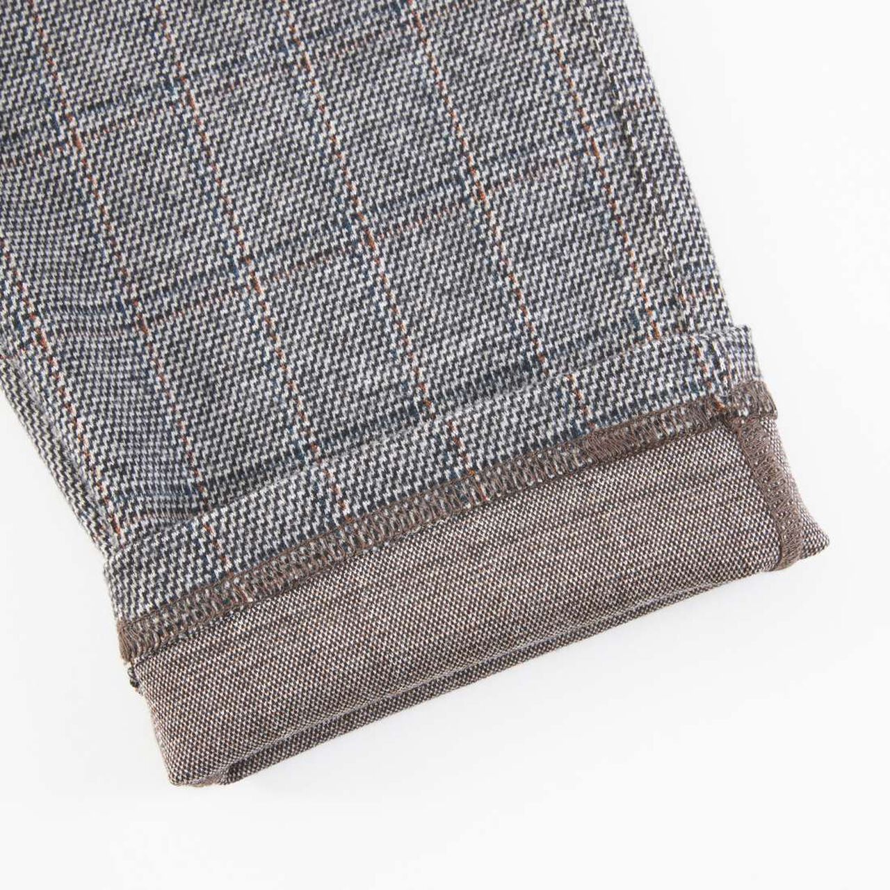 KP Boy Glen Check Jacquard Pants [90-140],Brown, large image number 11