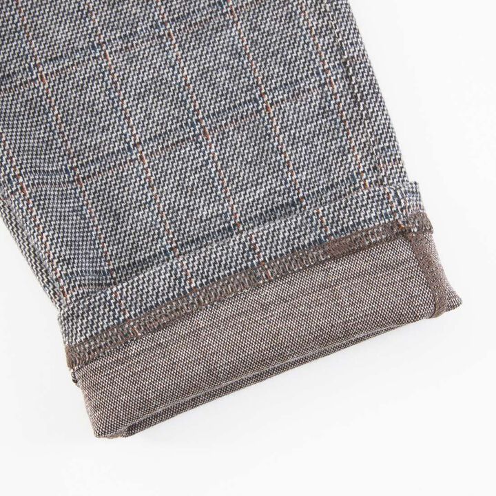 KP Boy Glen Check Jacquard Pants [90-140],Brown, medium image number 11