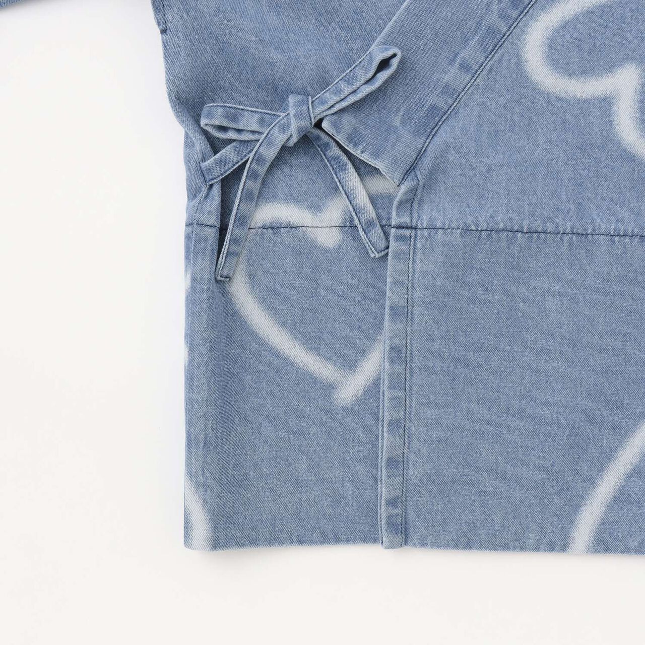 Denim Mini 2WAY Yukata,Navy, large image number 21