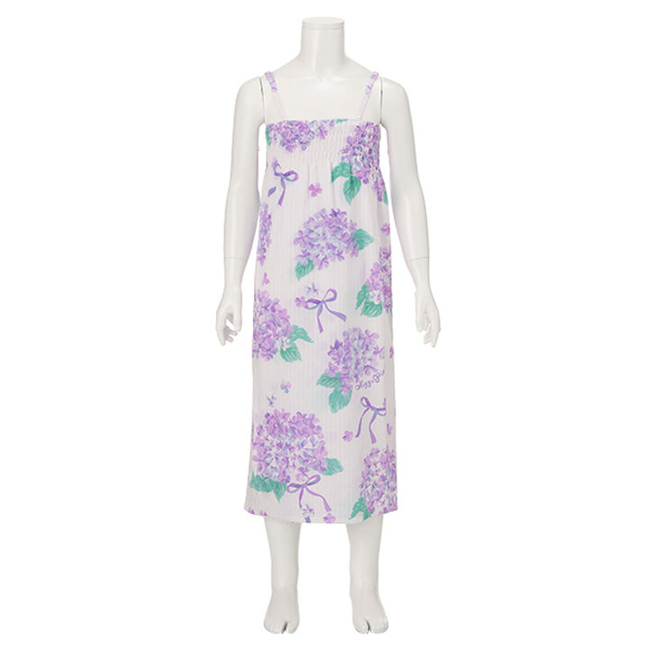 Watercolor Hydrangea Pattern Yukata,Light blue, medium image number 12