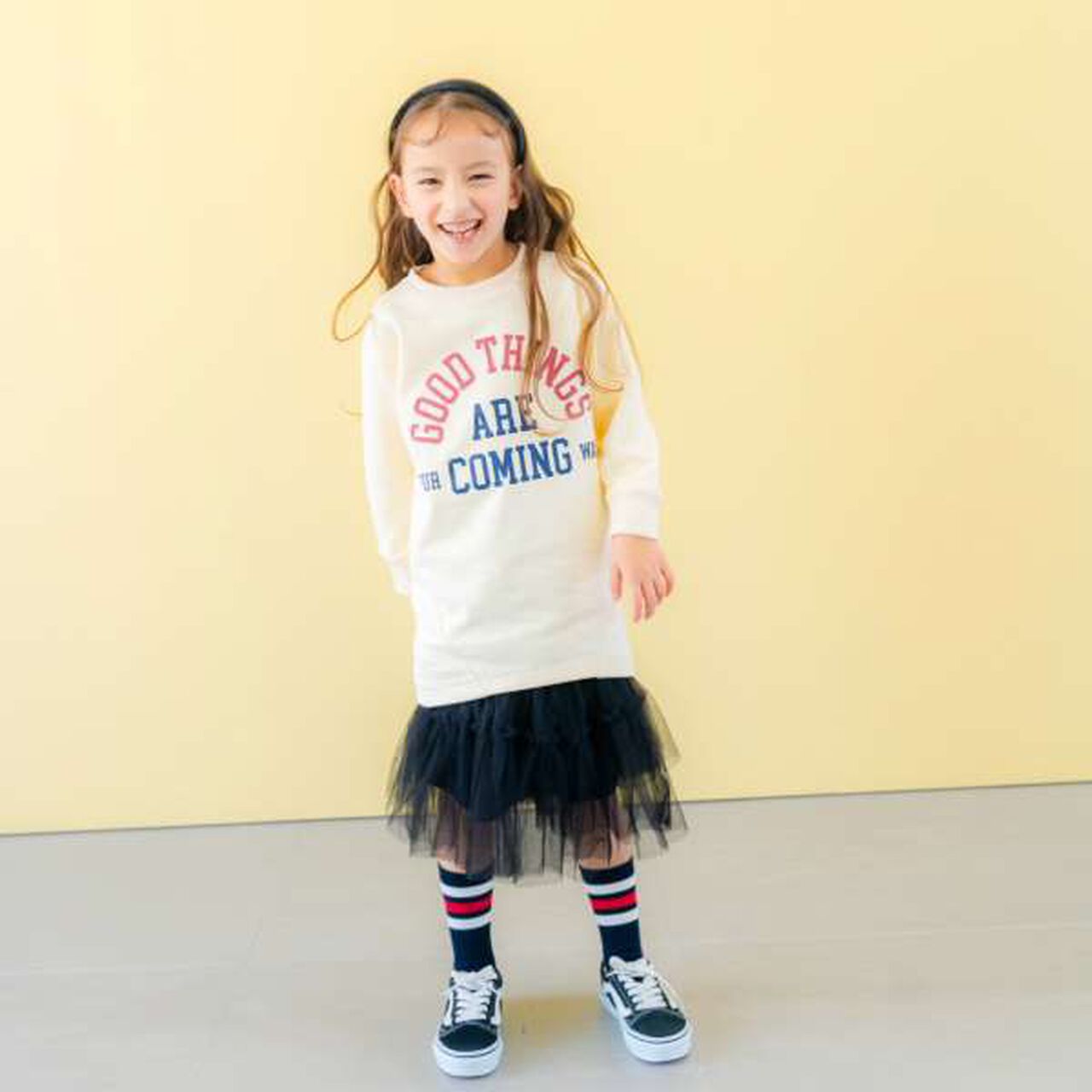 Tulle Tiered Skirt,Ivory, large image number 4