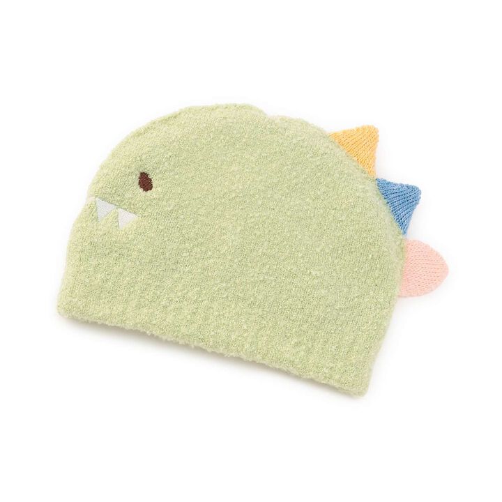 Animal Marshmallow Knit Cap,Light khaki, medium image number 7