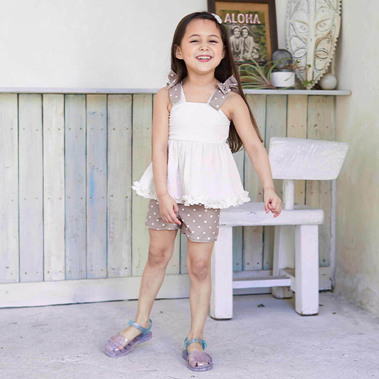 [SWIM] [UV Processing] Frill Round Hem Separates,Pink, large image number 17