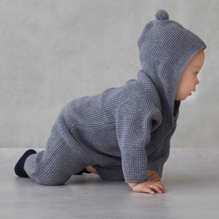 Pointed Hat Cardigan [Set Up Compatible],Gray, medium image number 2