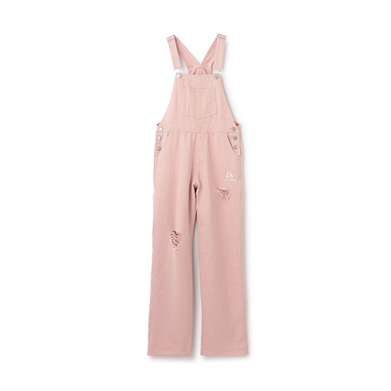 Damage Loose Overalls,Off white, large image number 12