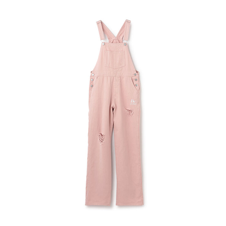 Damage Loose Overalls,Off white, medium image number 12