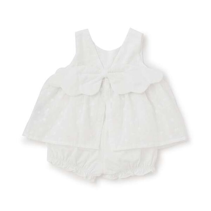 Angel Vest + Bloomers Candy Wrapping,Off white, medium image number 1