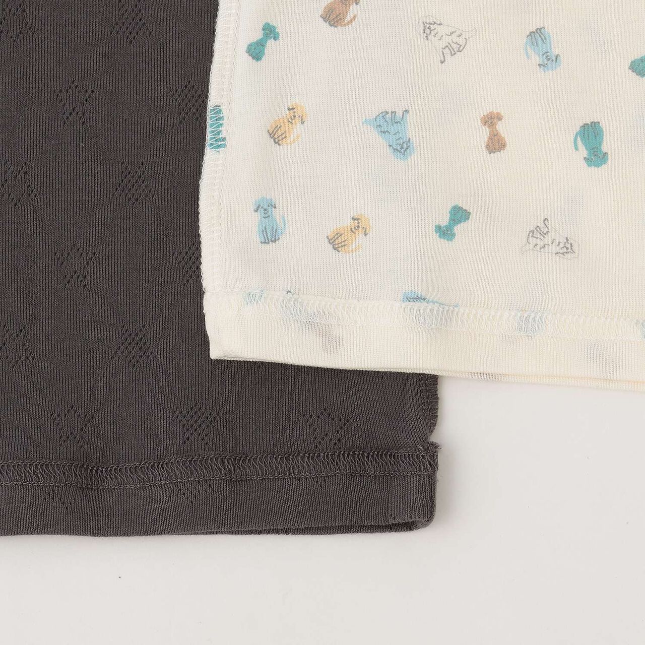 [Weak Acidity] 2-Pack Short-Sleeve Undershirts,Lavender, large image number 7