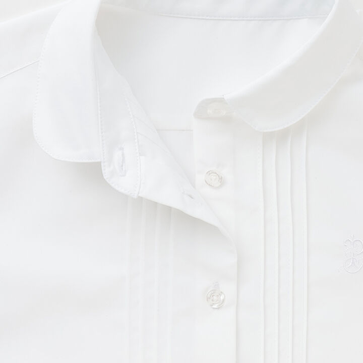 *Easy Care* Round Collar Blouse,White, medium image number 3