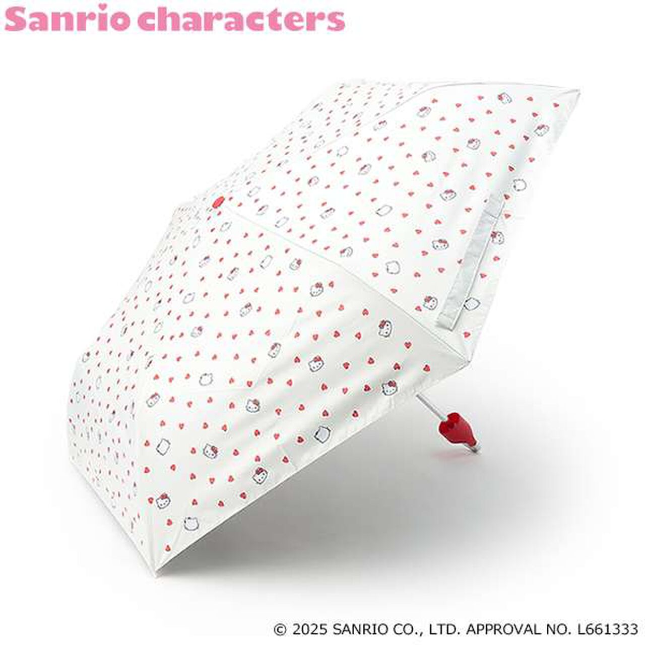 [Sanrio Characters] All-Weather Folding Umbrella,Red, large image number 0