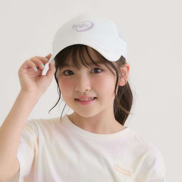 橫條紋標誌網眼帽,黑色, medium image number 12