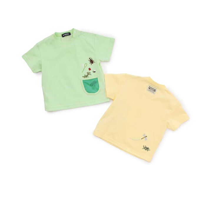 [Restock of Popular Item] Insect Pocket Short Sleeve T-Shirt,Light green, medium image number 11