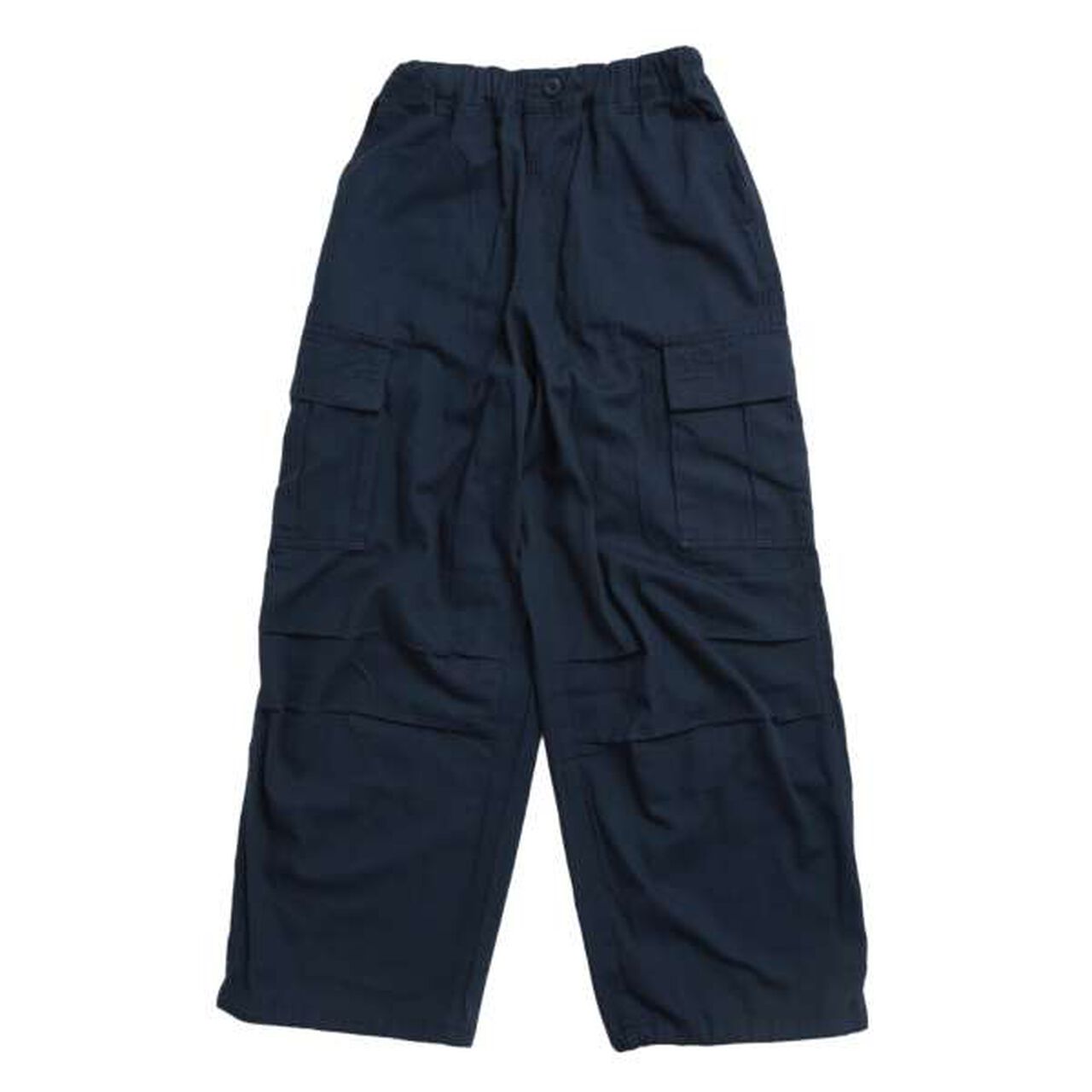 Cotton Twill Parachute Cargo Pants,Navy, large image number 0
