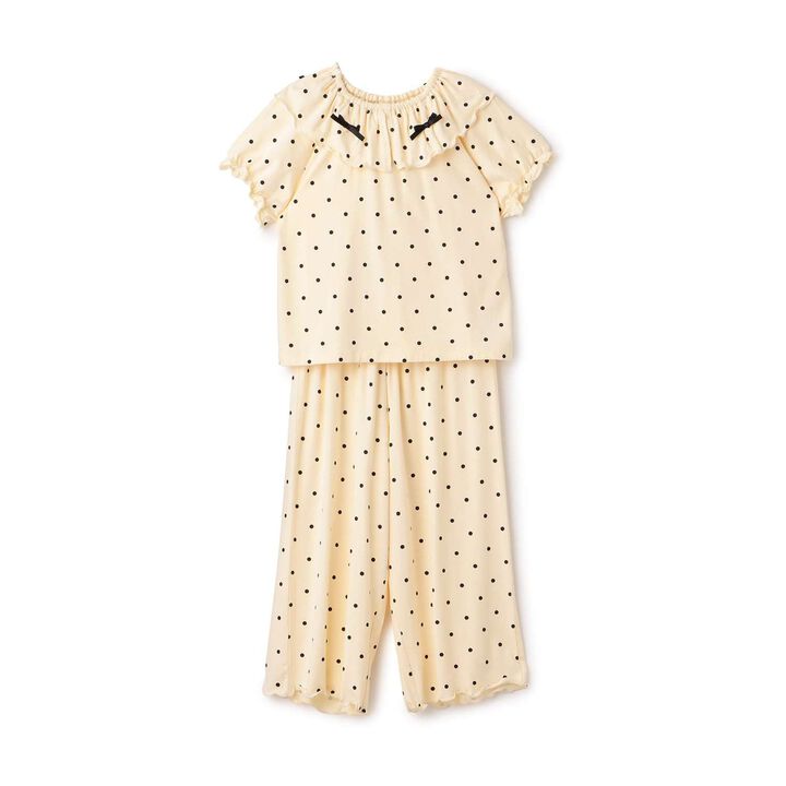 [正反皆可穿] [接觸涼感] 清涼舒適睡衣 [兒童服裝] [童裝] [女孩],暗紅色, medium image number 3