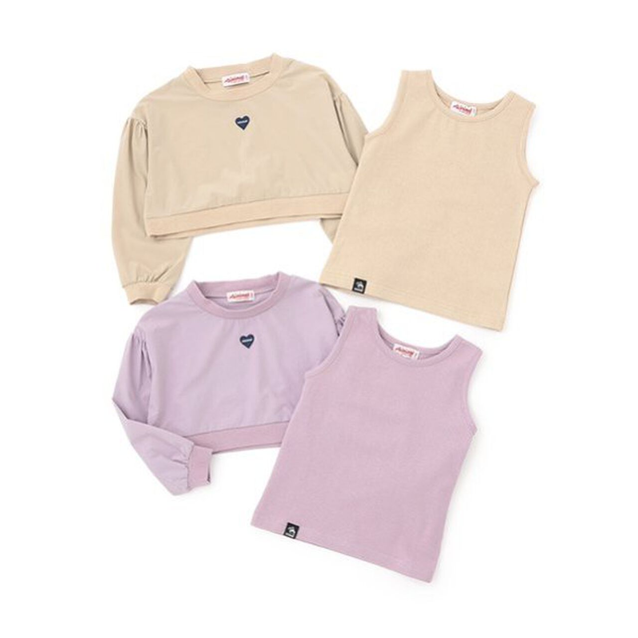 [Set Items] Short Pullover/Tank Top Set,Lavender, large image number 6