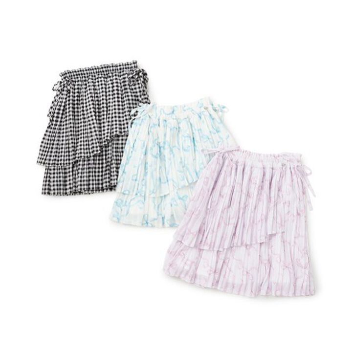 Random Pleated Skirt,Black, medium image number 15