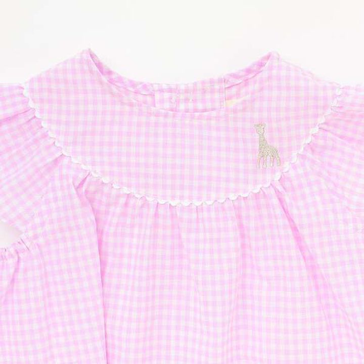 Gingham Check Tunic,Pink, medium image number 2