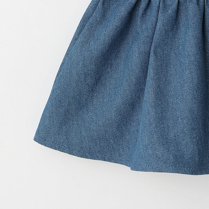 [Link] Floral Bustier Long Sleeve T-Shirt Set (Kids Size),Ivory, medium image number 13